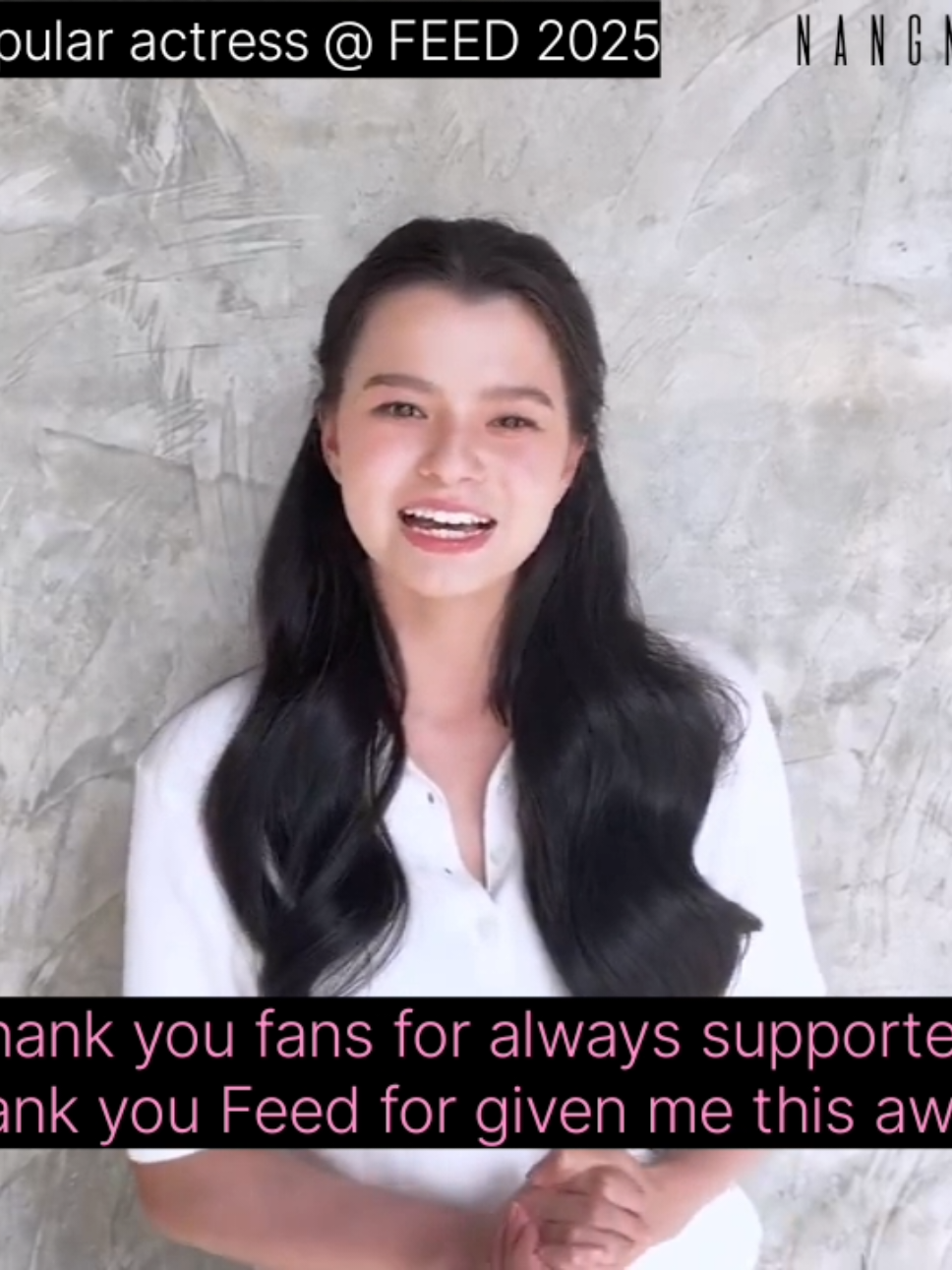 Congrats baby becbec my talented girl  #FBWinFeedKhaosodAwards25 #FeedxKhaosodAwards2025 #beckysangels