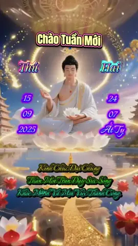 Cjaof Tuần Mới - Thứ Hai 15/9/25. Chúc đại chúng năng nổ và thành công #CapCut #chaongaymoi #nhuannhatcs 