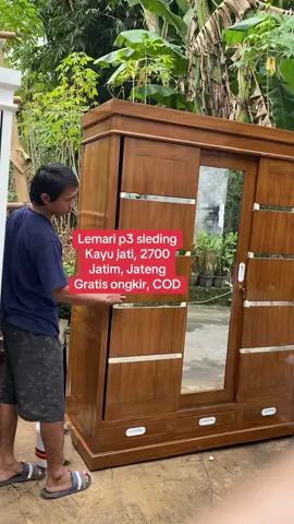 Wa 085540228702. Bayar cod#lemarimurah #kayujati #sasafurnitur #fyp 