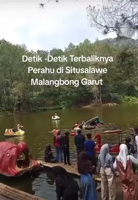 Detik-detik sebelum terjadinya Perahu terbalik korban hilang di Situsalwe Kec. malangbong Garut semoga. #Garut #Malangbong #Viral #situsalawe