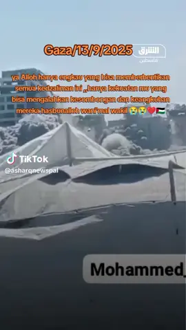 #saat pendudukkan menghancurkan perumahan taiba di sebelah barat kota Gaza astaghfirullah haladzim 😭😭💔🇵🇸  la Haula wala quwwata Illa Billah 