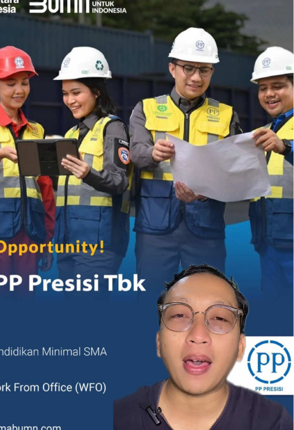 🎯 Lowongan Kerja BUMN PT PP Presisi Tbk - Pendidikan Minimal SMA 👉 Cek info Selengkapnya: https://www.bersamabumn.com/pt-pp-presisi-tbk/ • 🔄 Feel Free to Share ☺🙏 #infoloker #lokerterbaru #lokerjakarta #lokerbumn #infoloker 