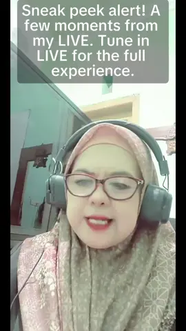 Sneak peek alert! A few moments from my LIVE. Tune in LIVE for the full experience. #tiktoklive #livehighlights