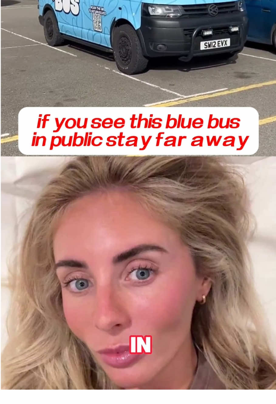 if you see this blue bus in public stay far away… #london #bonnieblue #entertainment #fyp #capcut 