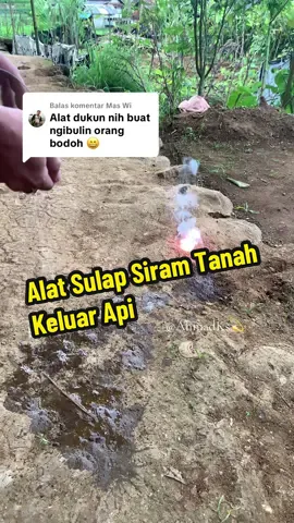 Membalas @Mas Wi #alatsulapsiramtanahkeluarapi #alatsulap #paranormal 