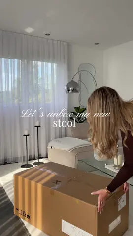 Let's unbox my new living room stool 🤍 #homeinspo #interiorinspo #unboxingvideo #interiorinspiration #livingroomdecor 