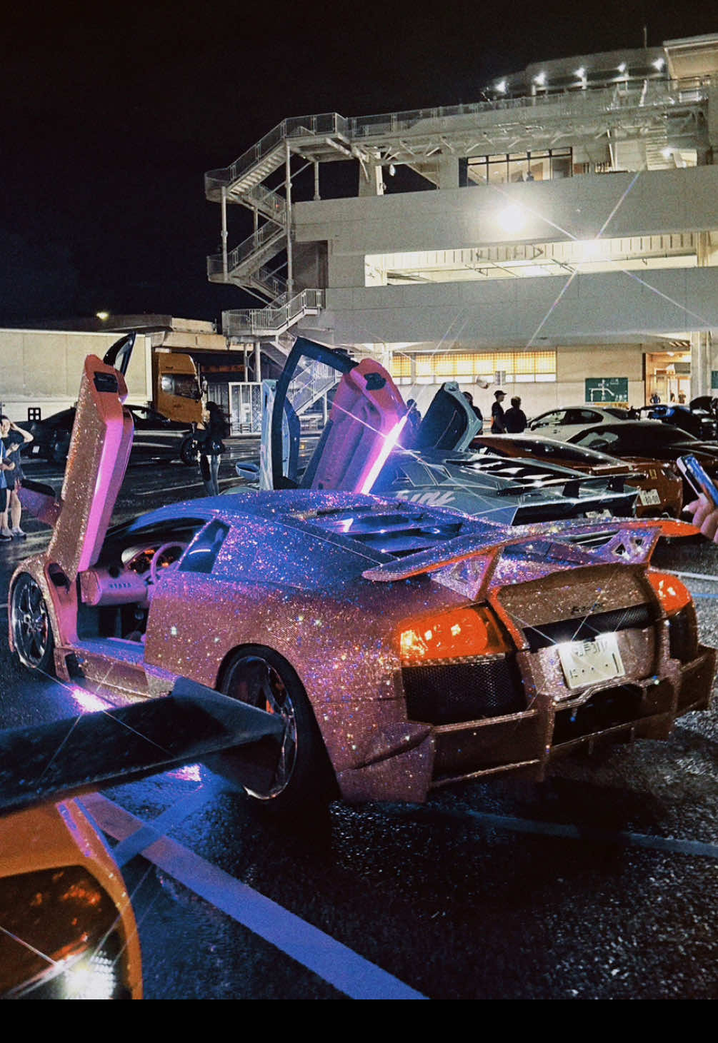 iced out murcielago in tokyo 🇯🇵🎀 #lamborghini  #lamborghinimurcielago  #car #cars 