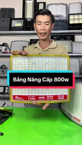 Bảng nâng cấp đèn mắt ngọc 800w lên 224 led siêu to giúp đèn sáng hơn so với mẫu thông thường #lenhan #denchinhhang #denmatngoc #den800w #gbsolar 