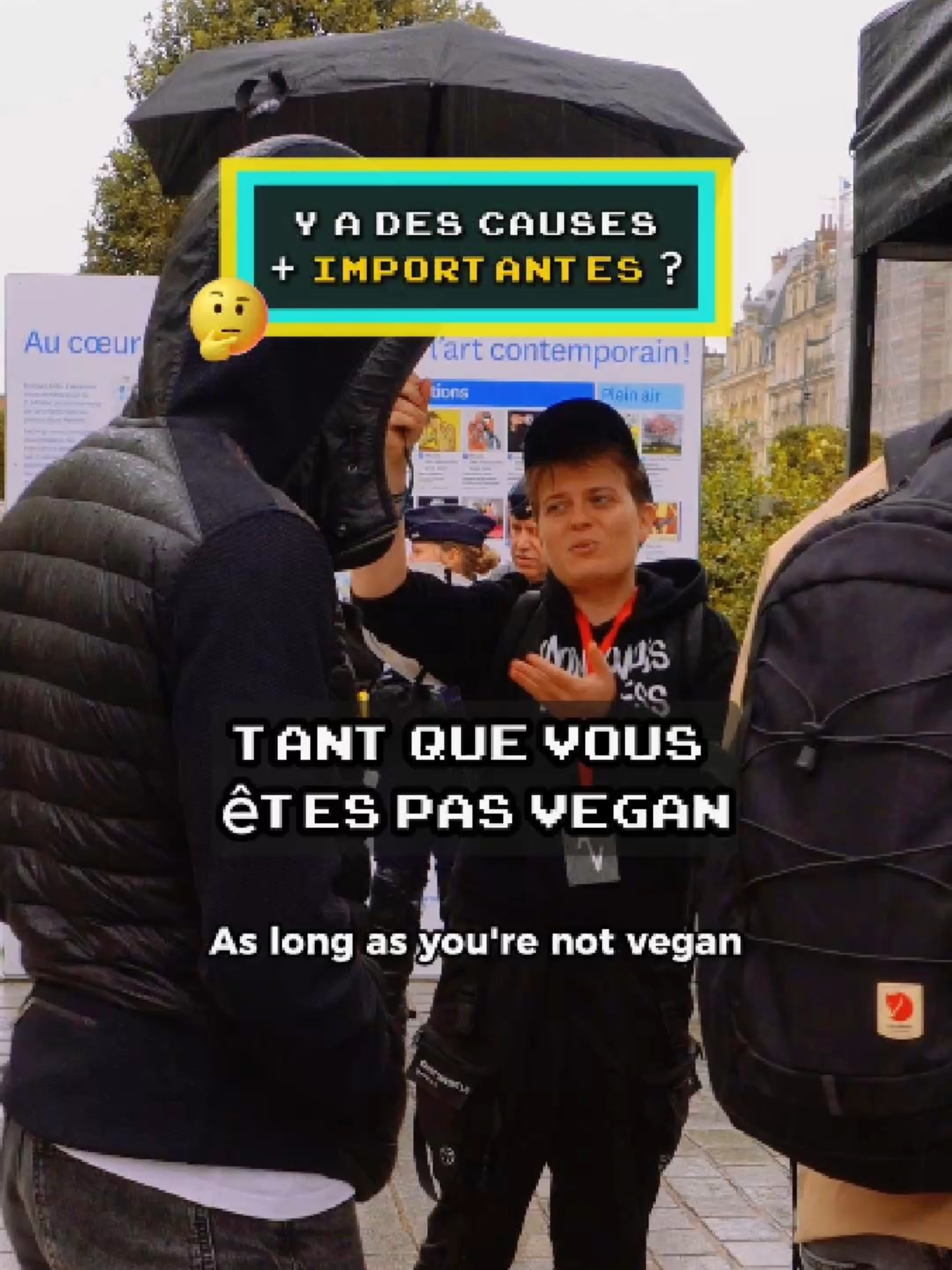 Pose cette question à celleux qui disent qu'il y a + important, tu auras sûrement cette réponse 😮‍💨 #vegan #hypocrite #justice #société