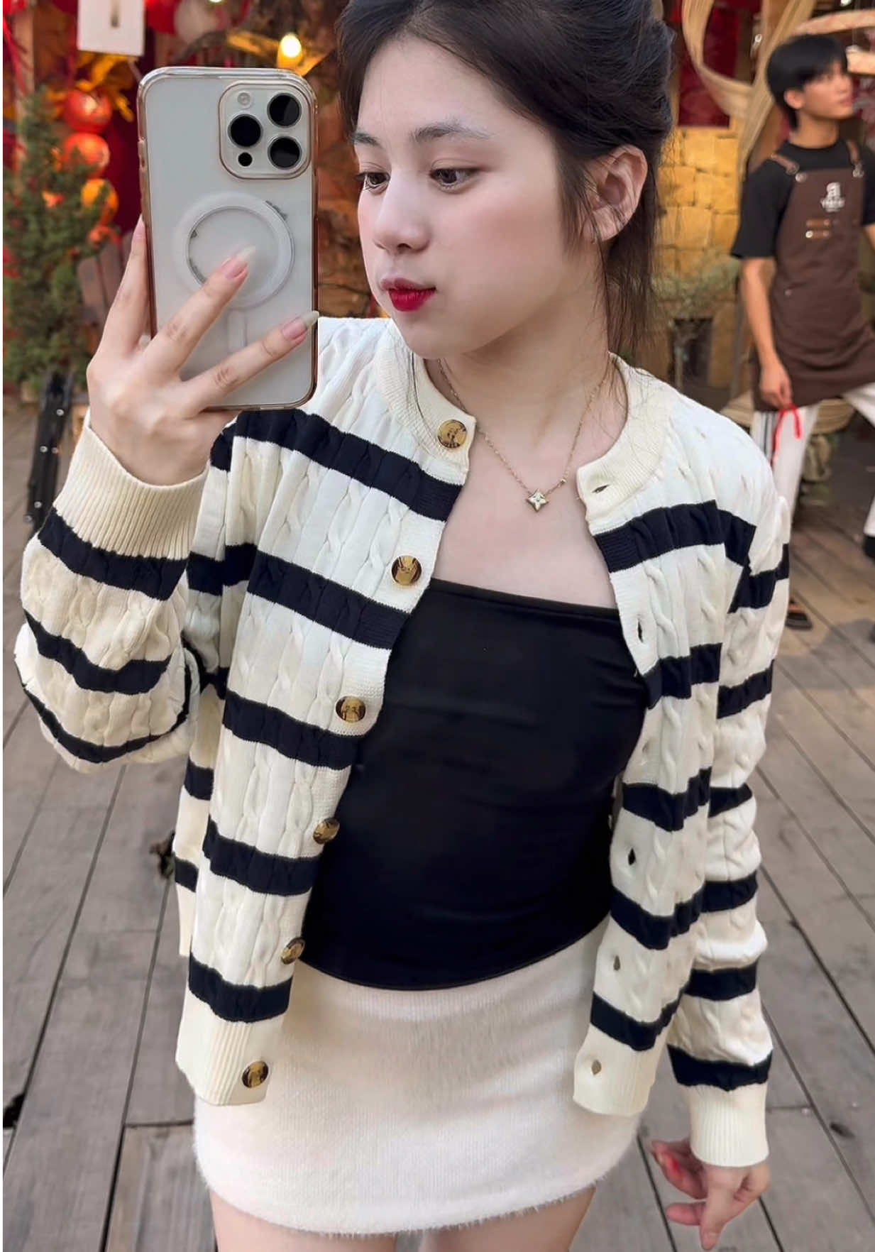 Áo len cardigan 