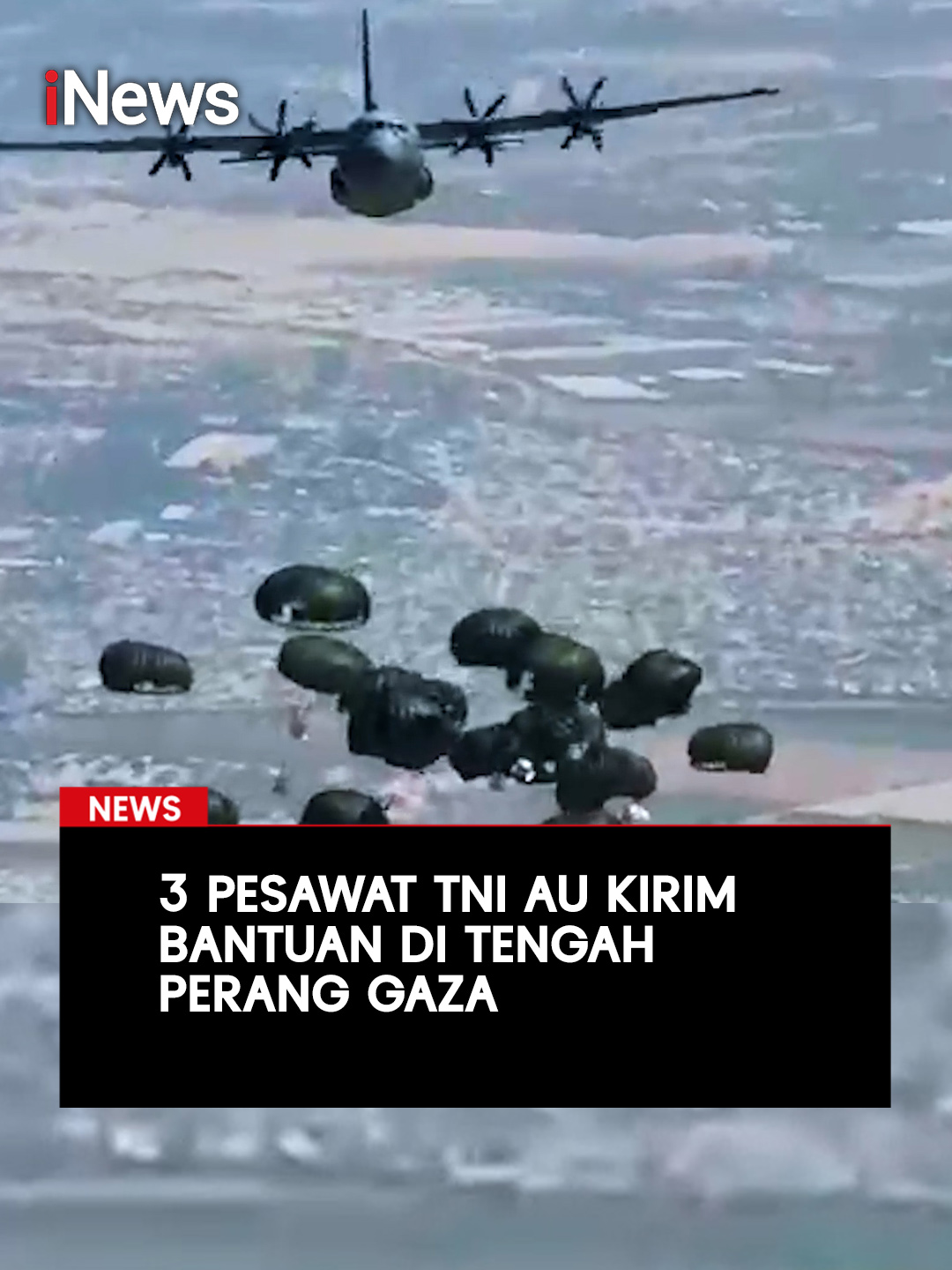 Satgas Garuda Merah Putih II telah menjalankan misi kemanusiaan ke Gaza, Palestina. Sebanyak 91,4 ton bantuan logistik dikirim dengan metode airdrop sejak 17 Agustus lalu. Diketahui dalam misi tersebut, sebanyak tiga pesawat dikerahkan. Operasi berjalan sejak 17 Agustus hingga 9 September 2025 melalui airdrop dari Yordania dan Mesir. Total bantuan sebesar 91,4 ton atau sekitar 520 bundel. Baca selengkapnya hanya di  https://www.inews.id/news #iNews #BantuanGaza #Gaza #Palestina #SatgasGarudaMerahPutih #TNI #Indonesia