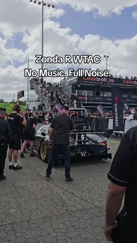 Pagani Zonda R screaming at @World Time Attack Challenge  One of the best sounding racecars ever. No added music, enjoy that 6.0L V12 😁 #timeattack #paganizondar #paganizonda #zonda #pagani 
