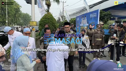 ✨ **PLN Siaga Keandalan di Hari Jadi Kabupaten Karawang!** ✨   Dengan semangat Hari Pelanggan Nasional, PLN UP3 Karawang memastikan pasokan listrik lancar dan andal selama peringatan Hari Jadi Kabupaten Karawang ke 392. Acara yang dipimpin Bupati Kabupaten Aep Saepuloh, juga dihadiri Komandan Kodim 0604/Karawang dan Kapolres Karawang berlangsung sukses dengan dukungan personel terbaik kami! ⚡️   Karena setiap momen bersejarah layak didukung energi terbaik! 💡   Wilujeng Milangkala Kabupaten Karawang ✨ #PLN #HariJadiKarawang #SiagaKeandalan #ListrikUntukKarawang#plnmobile#karawangmasagi 