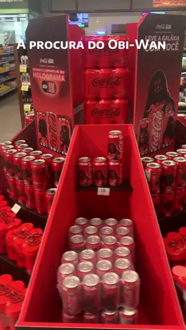 Depois de rodar a cidade toda, encontrei quem eu mais queria!! Obi-Wan!!!! #starwars #obiwan #cocacola #Foryou 
