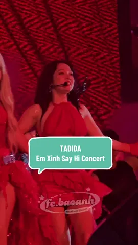 [FOCUS CAM] TADIDA - CONCERT EM XINH SAY HI DAY 1 Lí do FC làm cái Booth Check in đỏ chói cho cổ vì mỗi lần cổ diện đầm đỏ son đỏ là thế này đây #BaoAnh #EmXinhBaoAnh #emxinhsayhiconcert 