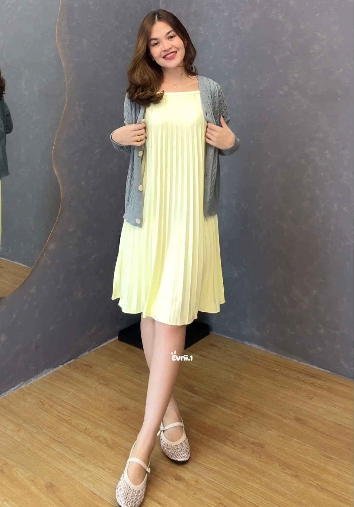 #rekomendasi #outfit #dress #plisket 