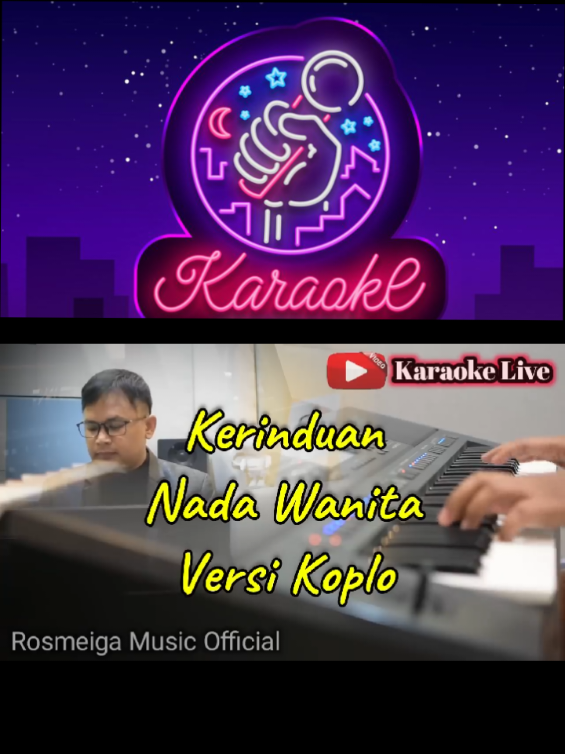 Kerinduan (Nada Wanita) #karaoke #fullsong #karaokenadawanita #karaokedangdut #rosmeigamusicofficial 