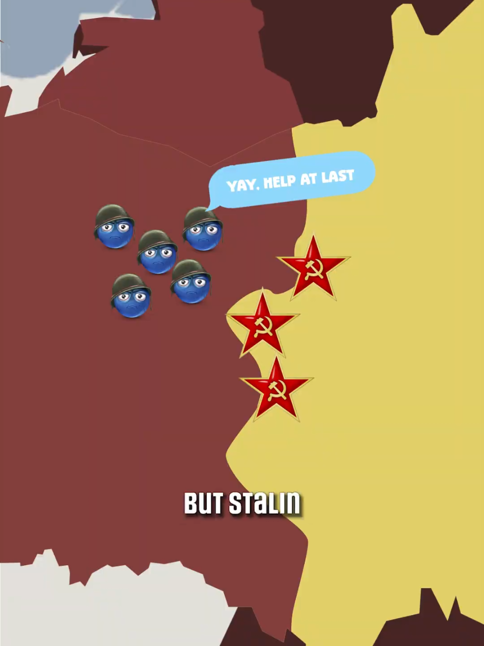 Why did Stalin let the Nazis destroy Poland in WWII? 🤔 #RUSSIA #stalin #history #europe 