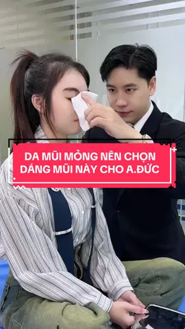 DÁNG MŨI TỰ NHIÊN DÀNH CHO DA MŨI BẠN NÀO MỎNG #nangmuicautruc #catmi #cangdamat #suamuihong #cangdamini