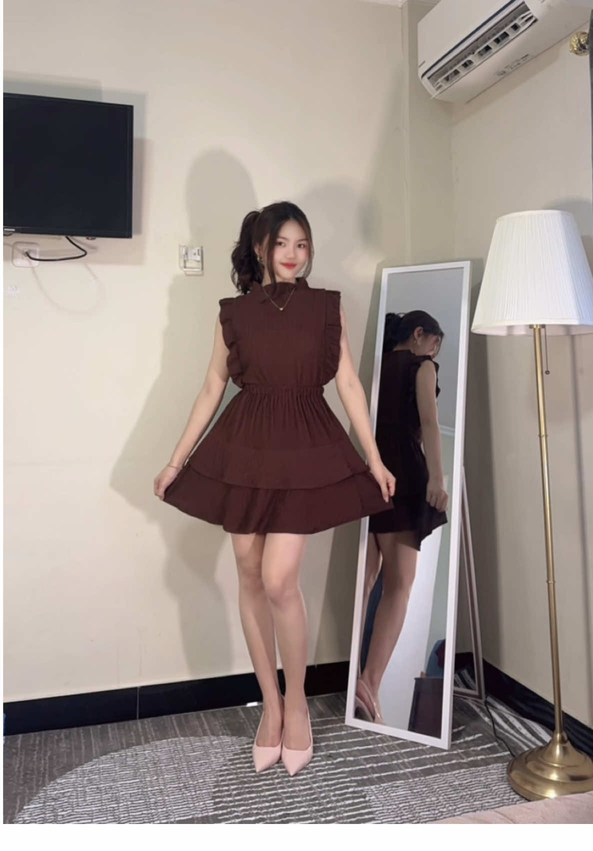 cute banget!😭🫵🏻 #trend #OOTD #oneset #onesetlucu 