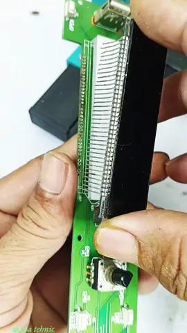 Installing the display #leddisplay #solderings #fy
