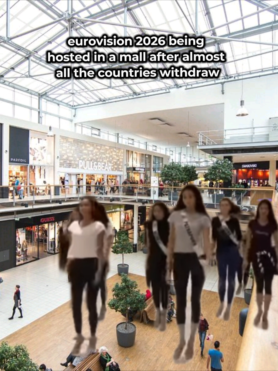 eurovision 2026 season will be very interesting. hopefully without that country. #eurovision #esc #withdrawl #mall #arena 