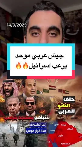 اسرائيل عندها قلق من تحرك مصر لإنشاء #جيش_عربي_موحد 