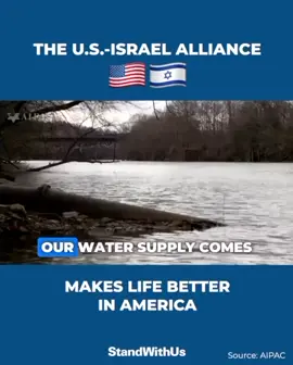 Did you know there is an Israeli water solution that is helping entire communities in West Virginia? The U.S.-Israel Alliance makes life better in America. Extremists who hate all of us are trying to divide us because they know Americans and Israelis are stronger together. 🇺🇸🇮🇱 Via: AIPAC