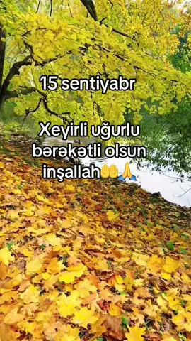 ####15 sentiyabr###xeyirliuğurlu bərəkətliolsun inşallah🤲🤲🤲🤲🙏🙏🙏🙏🙏🙏amin####🤲🤲🤲🤲🙏🙏🙏🙏🙏🙏yeni video##tutsun######keşfetolsun🙏🙏🙏🙏🙏🙏allahım amin🤲🤲🤲🙏🙏🙏🙏☝️☝️☝️☝️☝️