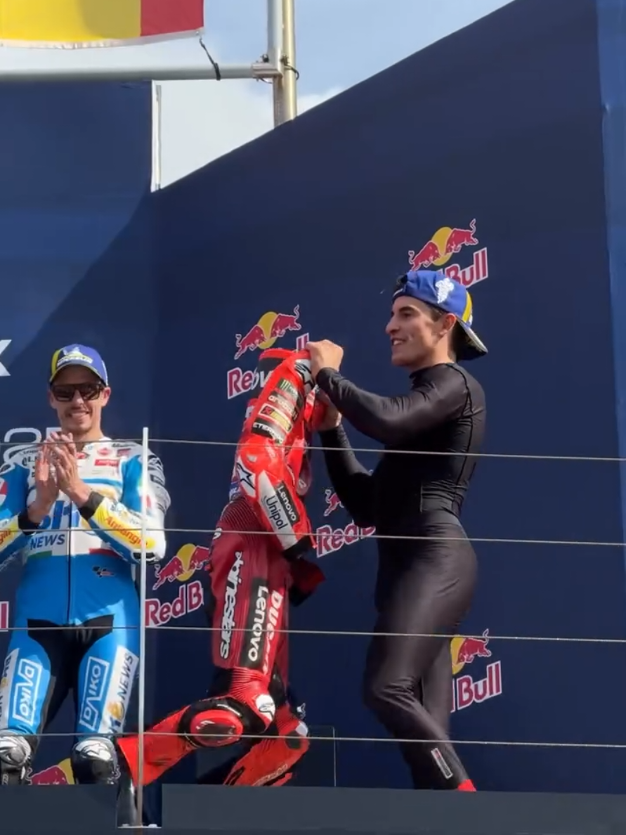 Copy Messi's legend celebration #motogp #marcmarquez #weare93 #sanmarinogp #todorojo🔴 