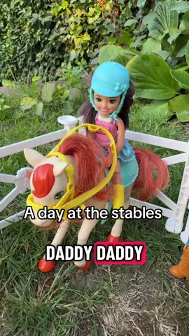 A day at the stables!! #horseriding #dolls #barbie 