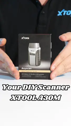 Check engine light on? Meet the XTOOL A30M — a budget-friendly DIY scanner with full system diagnostics, 26+ service functions, bi-directional control, and wireless Bluetooth. Fix your car smart without spending big!	#CarDiagnostics #OBD2Scanner #AutoRepair #scantool #cartools 