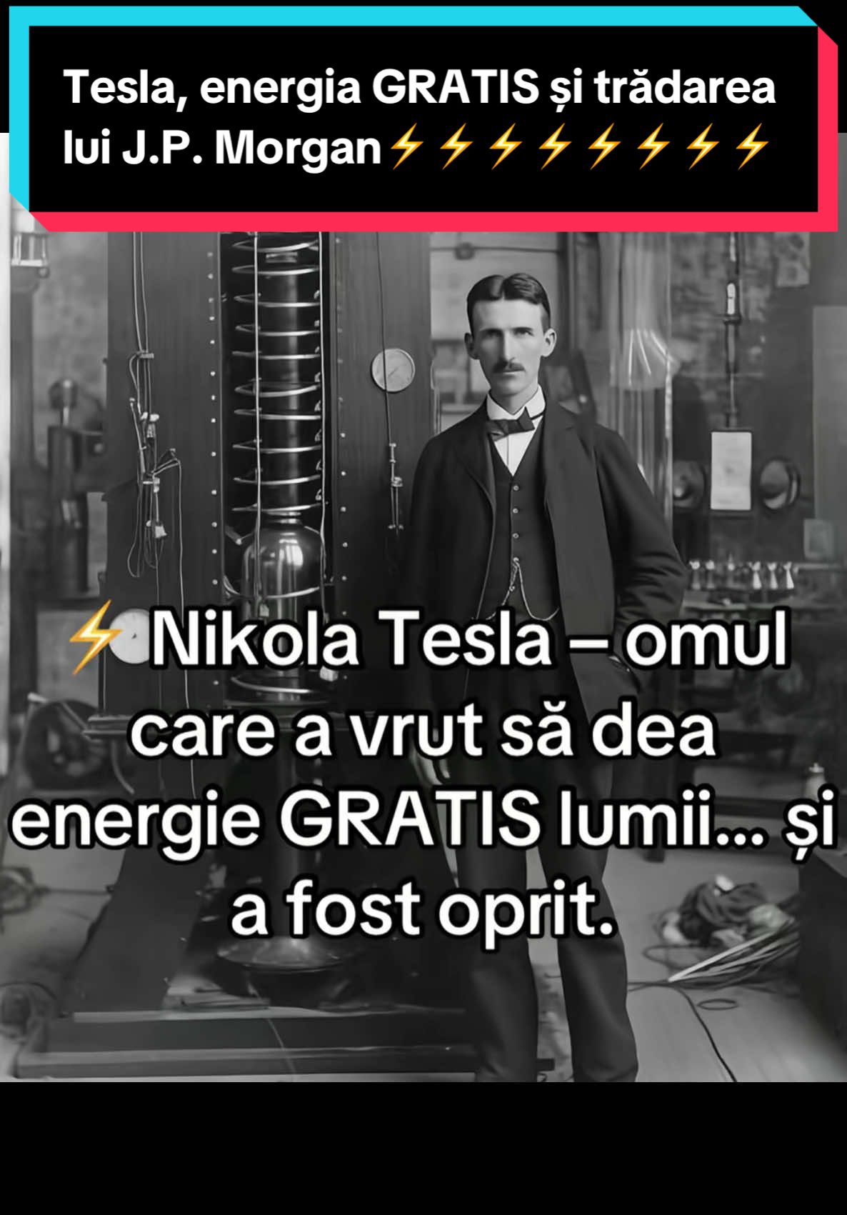 Tesla, energia GRATIS și trădarea lui J.P. Morgan➡️👌👏🏻 #Tesla #EnergiaGratis #JPMorgan #Mistere #OrdineaMondiala 