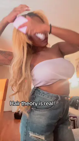I love when my hair is brushed over to the side. Changes my face a lot. #shayiscray #hairtheory #blonde #BlackTikTok #prettygirls 