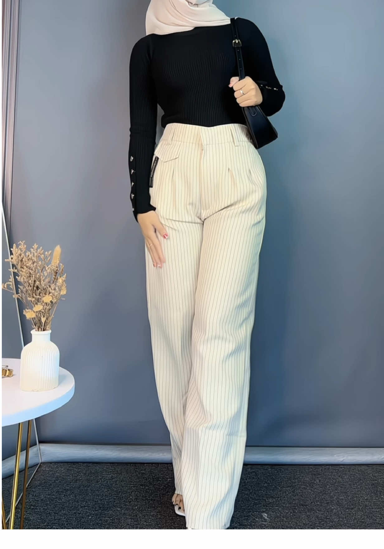 Oropants stripe bikin keliatan tinggi😍🫶🏻 #oropants #oropantswanita #oropantsstripe #oropantsbangkok 