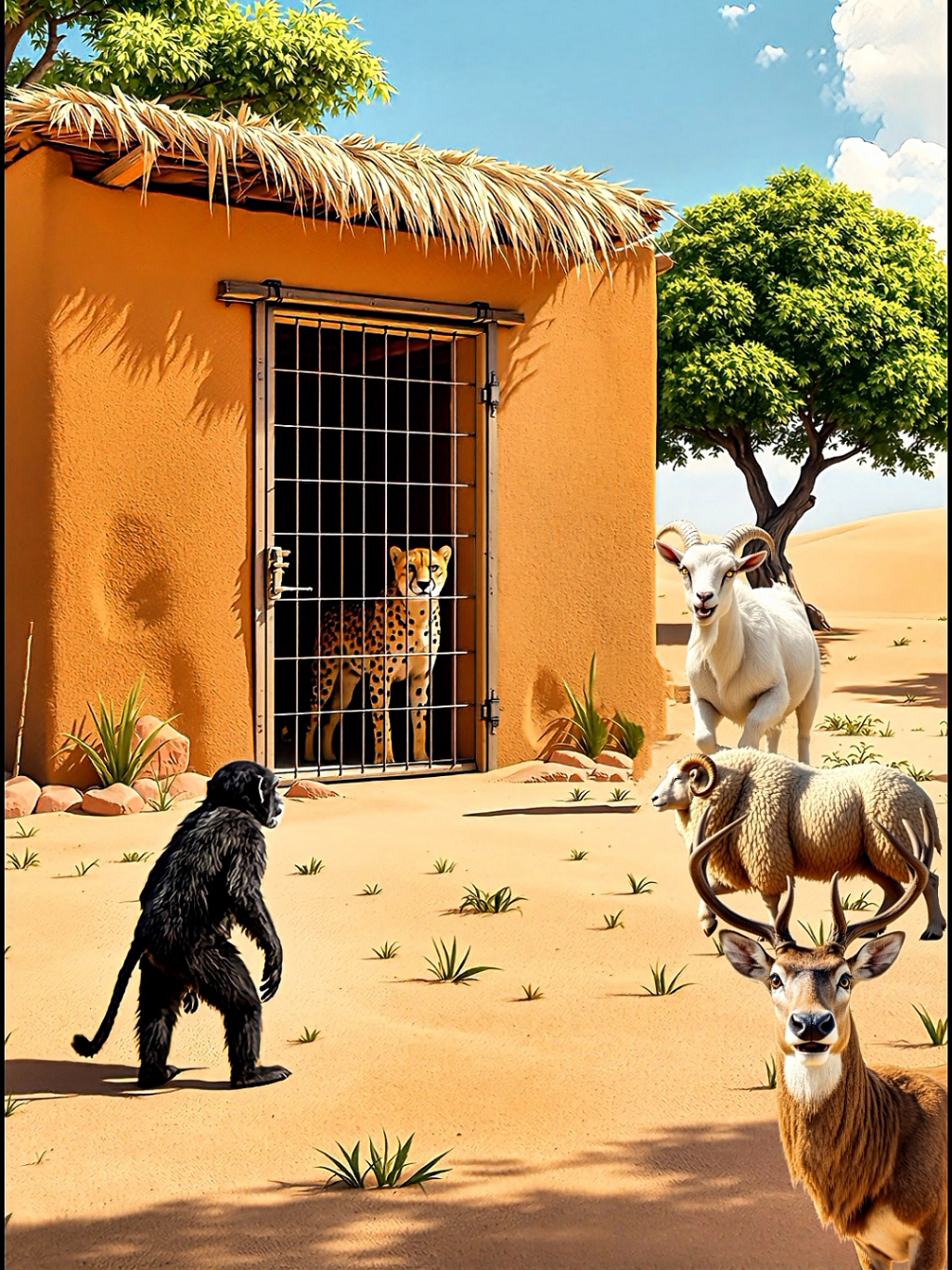 Cheetah Or Bandar Ka Waqia Part 2#storytime #story #facts 