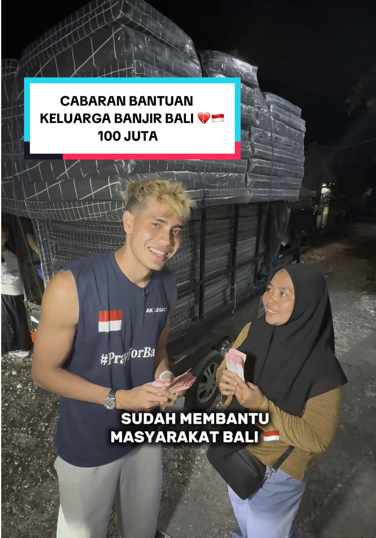 cabaran bantuan mangsa banjir keluarga bali 💔 .. 