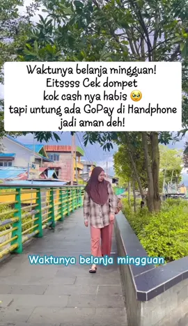 Belanja mingguan tapi tetiba uang cash habis? Karena gak smua bayar bisa qris, cash penting buatku. Untungnya ada GoPay yg bisa diandelin buat tarik tunai .. Admin gratis bisa tarik tunai dan top up juga di Alfamart/Alfamidi/Indomaret ya 🙌🏼 @GoPay Indonesia  #GoPay  #BebasBiayaAdmin 