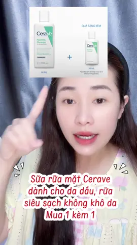 Sữa rữa mặt da dầu rất thích luôn #CRVVN #ceravepartner #ceravevietnam #HợpTácCùngCeraVe #chamsocda 