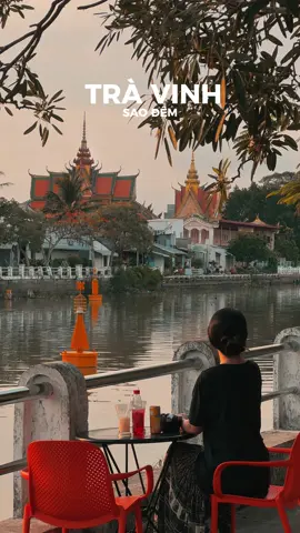 Chiếc view uống cà phê quá là tĩnh tâm. #fyp #mandikhapvietnam #vietnam #travinh 