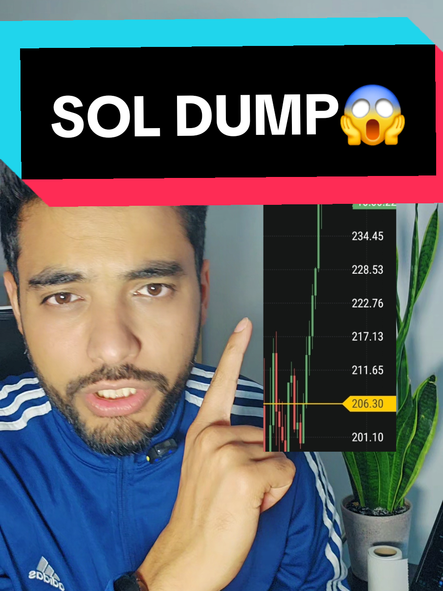 Replying to @boss9843  solana dump kar raha profit book kar lain ? solana dumping should i book profits now ? #solana #sol #Altseason 