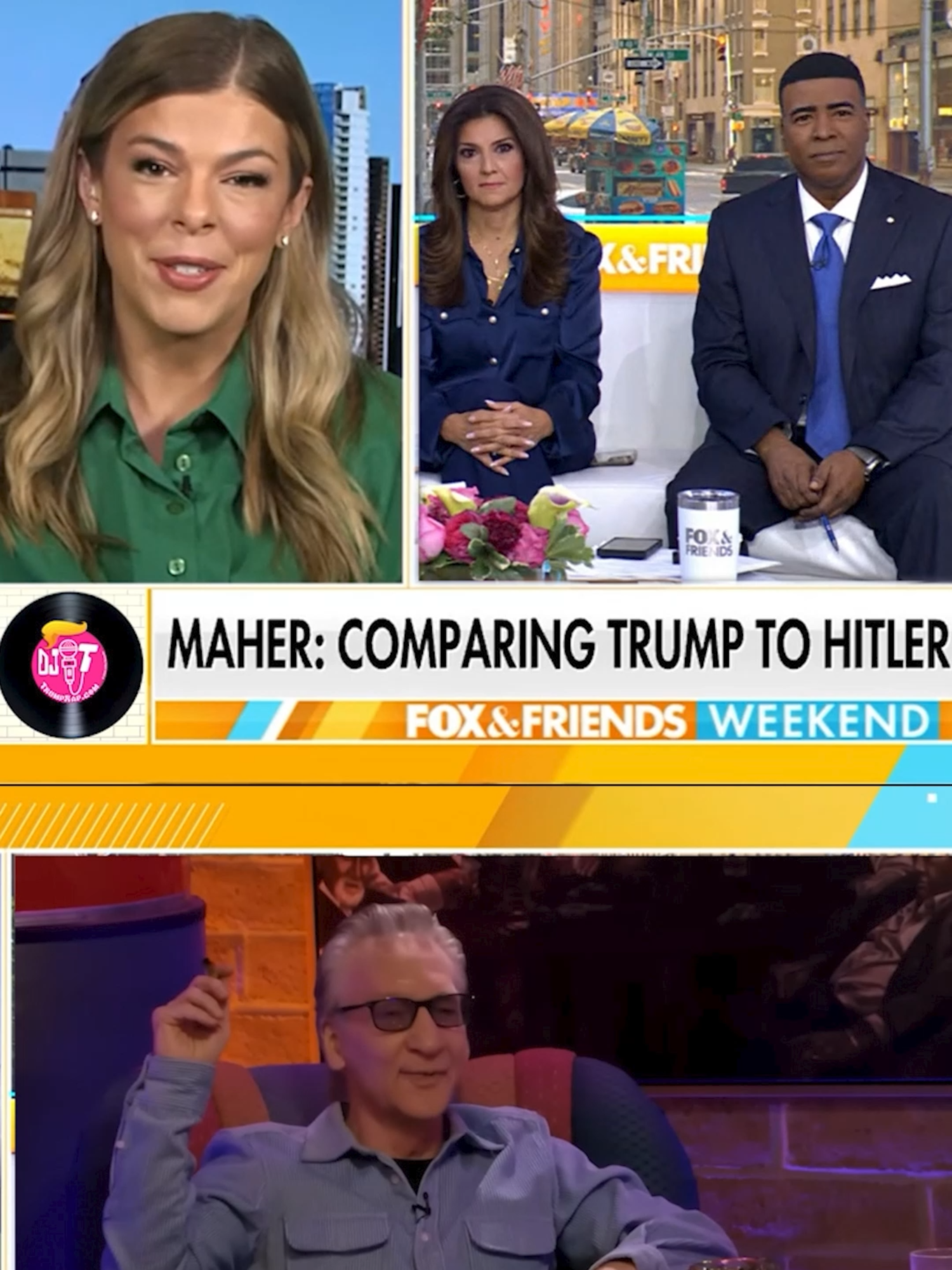 Pot Smoke in Charlie’s Face — Kirk Still Told Bill Maher, “Jesus Is the Way” -- NEW YORK, September 14, 2025 — Appearing on Fox & Friends, commentator Allie Beth Stuckey responded to comedian Bill Maher’s recent call to calm down the national discourse and stop comparing political leaders to Hitler. While agreeing with Maher’s point, Stuckey used the moment to highlight Charlie Kirk’s legacy of sharing faith even in unlikely settings. “He’s right about that,” Stuckey said. “But, you know, Bill was one of the many people that Charlie shared the gospel with. Amidst the marijuana smoke in his face and the alcohol flowing, there you have Charlie as soberly as possible saying: ‘Jesus died for your sins, was buried and rose again. And Bill, you need to know him.’” Stuckey added a personal prayer for Maher: “I pray that for Bill. Bill knows a lot of truth, speaks a lot of truth, but he needs to know the truth that Jesus is the way, the truth, and the life — and that no one comes to the Father except through him.” Her comments underscored the spiritual impact Kirk sought to have in every encounter, reflecting a broader call from his family and allies to carry forward his mission of faith, patriotism, and courage in the wake of his assassination. 🔥✝️ Join the Movement, Feel the Vibe, TrumpRap.com — Where Truth & Rhythm Collide! ✝️🔥 #️⃣ #CharlieKirk #AllieBethStuckey #BillMaher #FoxNews #Faith #Gospel