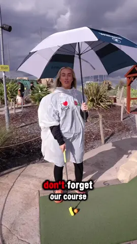 Brollies, ponchos & prehistoric fun – we’ve got you covered! #dinofalls #manchester #thingstodouk #adventuregolf #daysoutuk 