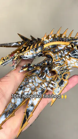 10 heldrake finished 😀 #warhammer #warhammer40k #heldrake #chaos #paintingwarhammer 