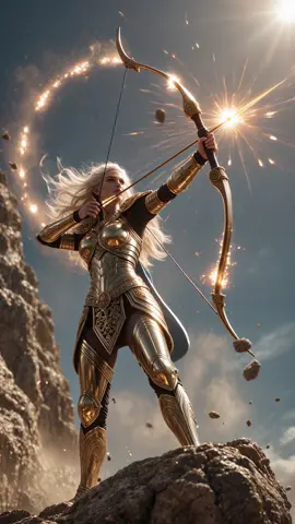 🏹❤️🔥 ♐️❤️🔥🏹Behold the Sagittarius Zodiac Guardian Knight . Zodiac Guardian Knight ep 5 - Saguttarius, the ultimate archer of the stars. With a flaming arrow drawn, she unleashes epic power across the battlefield. Every spark, every explosion, every heroic stance shines with unstoppable energy. Are you ready to witness her legend in action? ✨💛❤️ #SagittariusKnight #sagittarius #Guardian #ZodiacGuardian #EpicFantasy #UltraRealistic #CinematicArt #Fantasy #klingai #Knight #Zodiac  #FantasyKnight #FlamingArrow #HeroicPose #Hero #Heroic #Arrows #8KMasterpiece   #Archery #Magic #Archers #Cinematic #Seiya #Saintseiya #athena #artemis #diana 