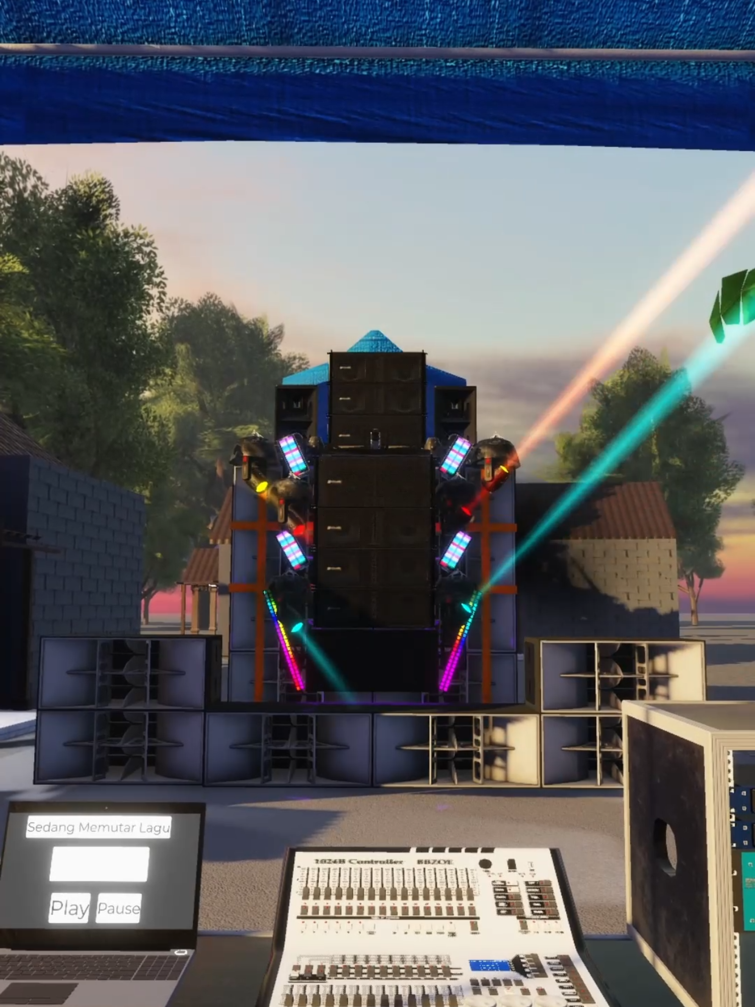 cek sound ditambah 6 sub dan line line array baru #clarityoverresonance #roblox #soundsystem #horegjawatimur #clarityoverspl