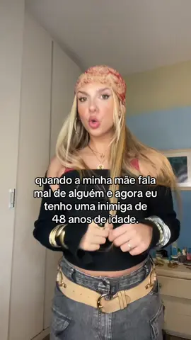nao consigo nem olhar pra cara kkkkkk #maeefilha #inimiga 