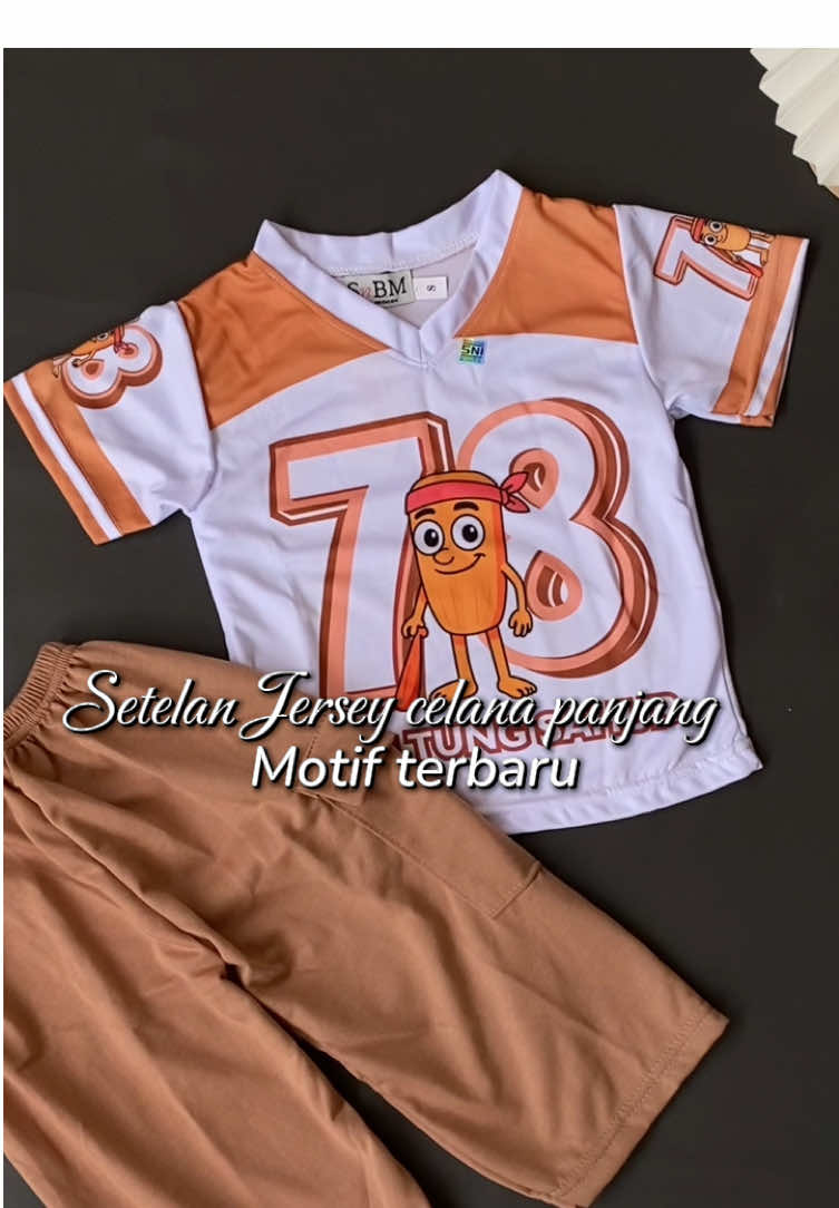 Setelan Jersey anak #modalkontendoang #satukontentiaphari 