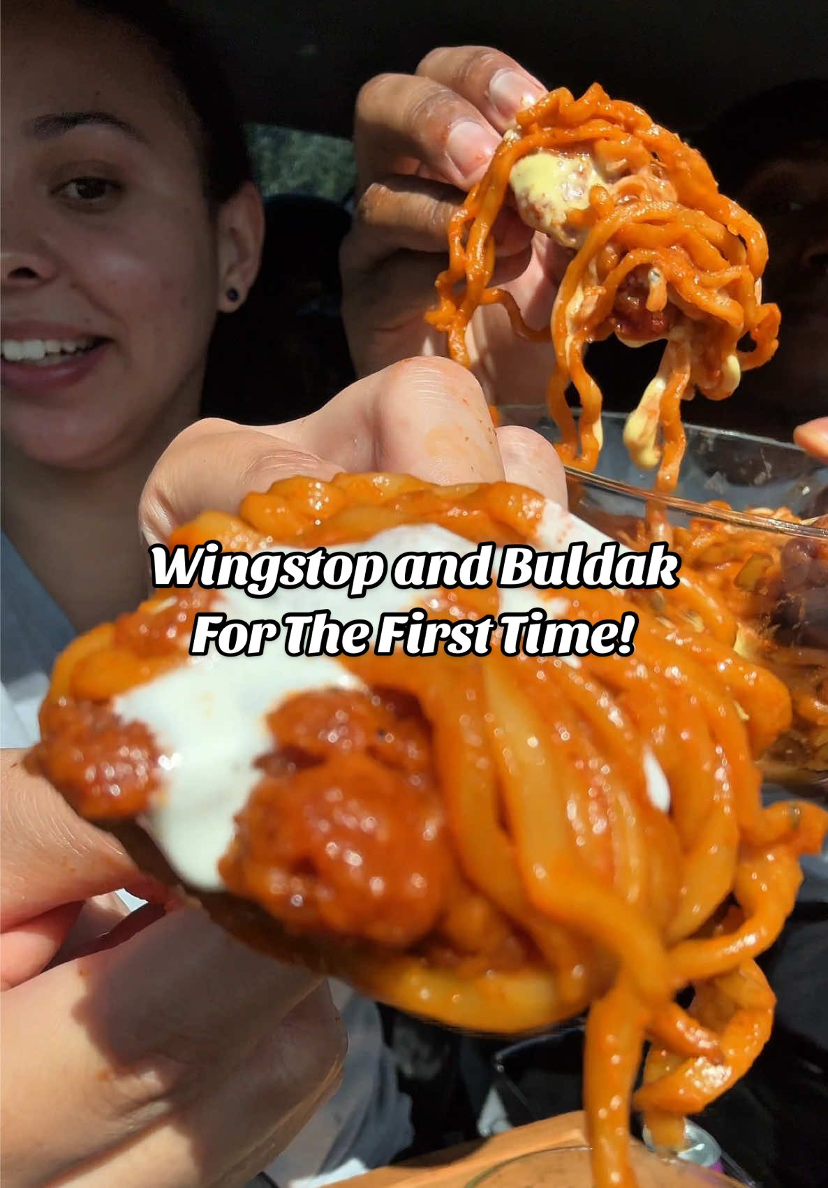 Eating @Wingstop and Buldak For The First Time. Cheesy, Crunch, and Spicy. #fypシ #wingstop #mukbangeatingshow #food #eat 