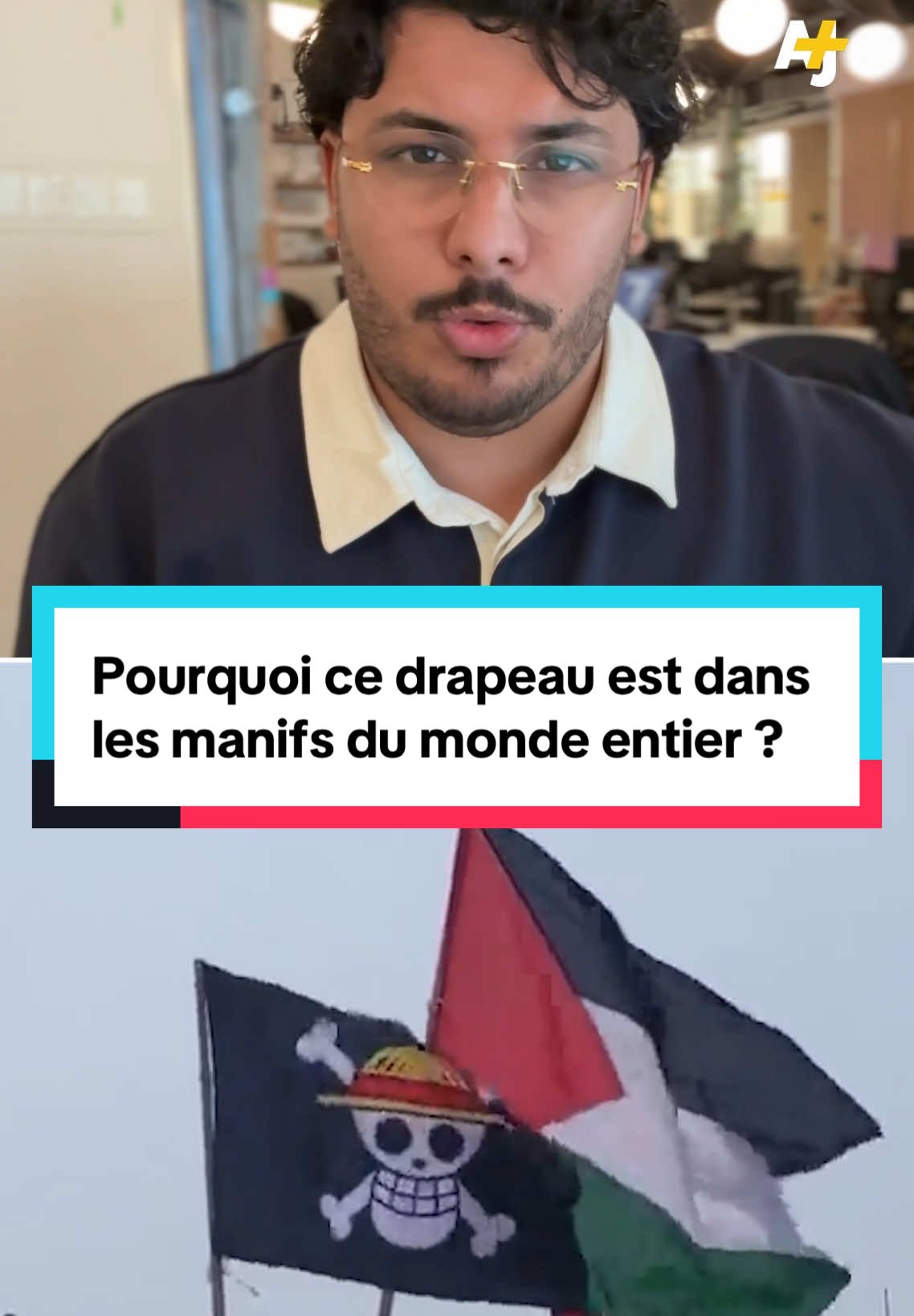 Déjà vu ce drapeau en manif ? On t’explique pourquoi il est devenu un symbole mondial de lutte contre les injustices :   #ajplusfrançais #onepiece #symbole 